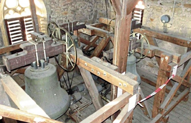 Der Chorturm in der evangelischen Pfarrkirche Sankt Fabian und Sebastian in Großsachsenheim. Foto: Tilmann Marstaller