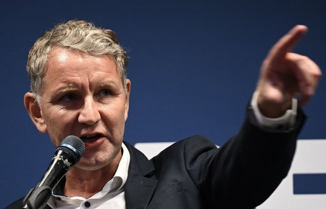Der Thüringer AfD-Chef Björn Höcke gehört zu den radikalsten Politikern seiner Partei.<span class='image-autor'>Foto: picture alliance/dpa/Britta Pedersen</span>