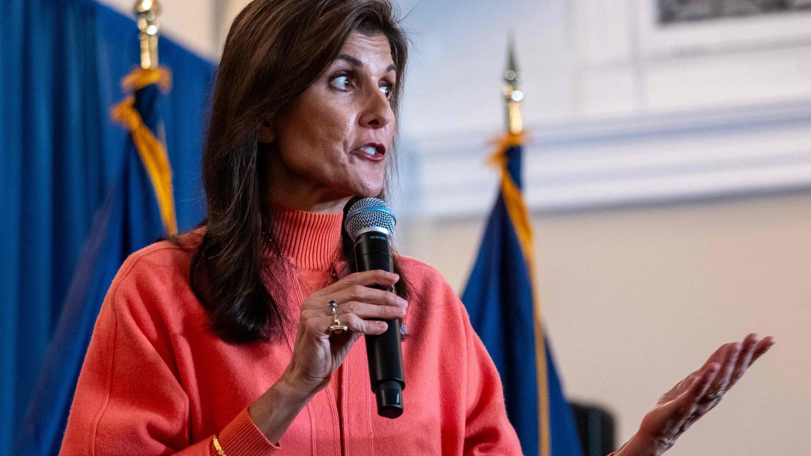 Nikki Haley könnte als Kandidatin der Republikaner Amtsinhaber Biden gefährlich werden, meint man in dessen Beraterteam.Foto: AFP/Spencer Platt