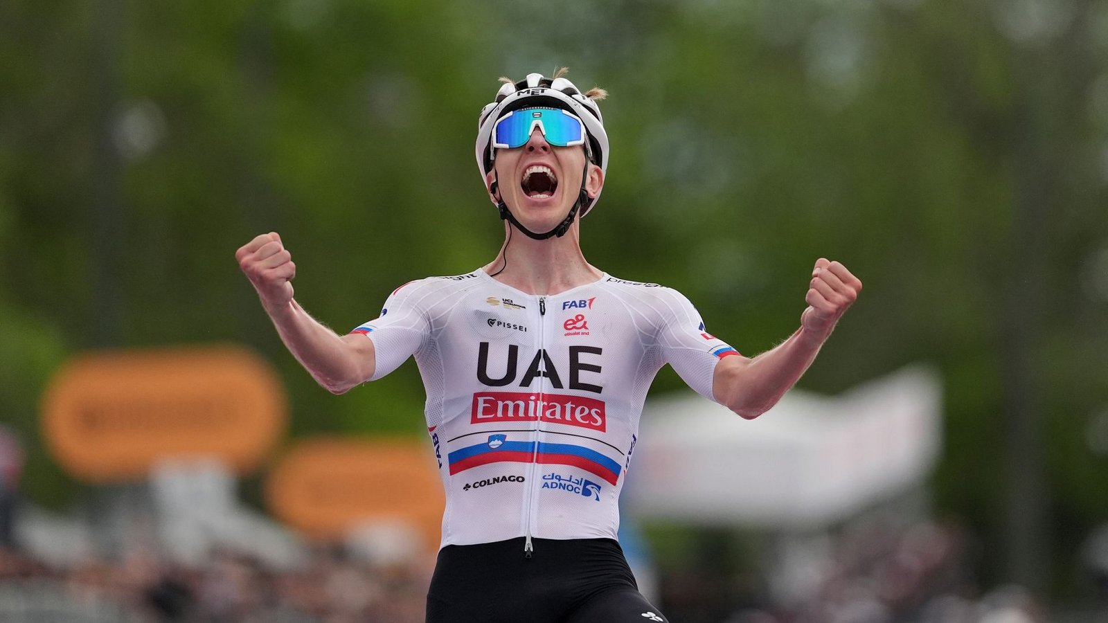 Giro d'Italia: Tadej Pogacar hat die zweite Etappe gewonnen.Foto: Massimo Paolone/LaPresse/AP/dpa