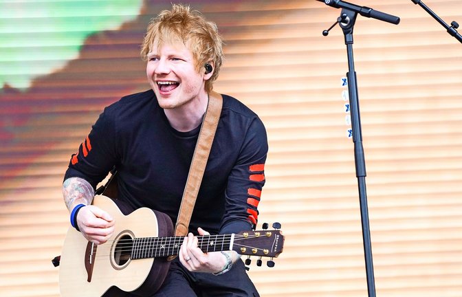 Die roten Haare sind sein Markenzeichen: Ed Sheeran<span class='image-autor'>Foto: Ian West/Press Association/dpa</span>