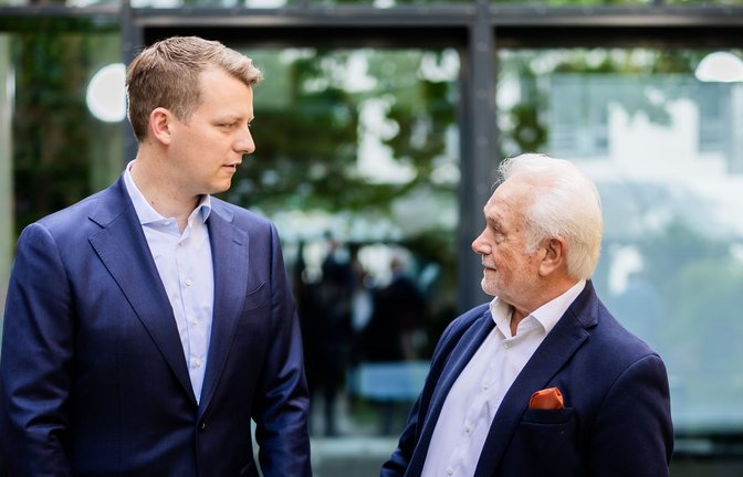 Wolfgang Kubicki und Henning Höne kandidieren gegeneinander für den FDP-Parteivorsitz<span class='image-autor'>Foto: Christoph Soeder/dpa</span>