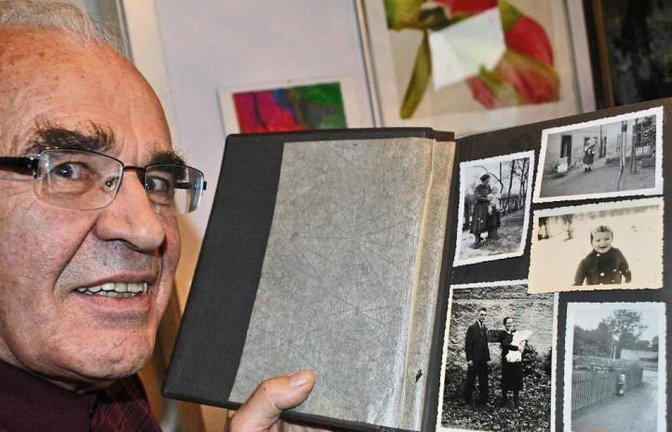 Franz Hebeda erinnert sich an seine Anfänge in Illingen. Fotos: Stahlfeld