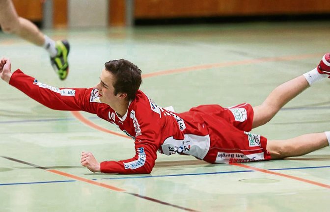 Bundesliga-Premiere hatte – zumindest für diese Saison – der Vaihinger Max Winkler im Heimspiel gegen den TSV Pfungstadt. Foto: Küppers