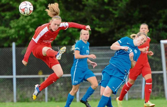 Natalie Härterich (links) hat mit dem FVL ein Unentschieden geholt. Foto: Archiv/Leitner