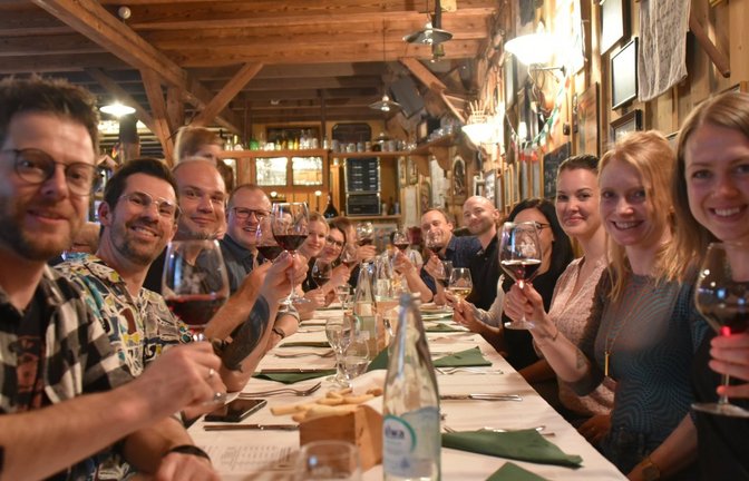 Gute Stimmung: das Canalemenü in Sersheim.