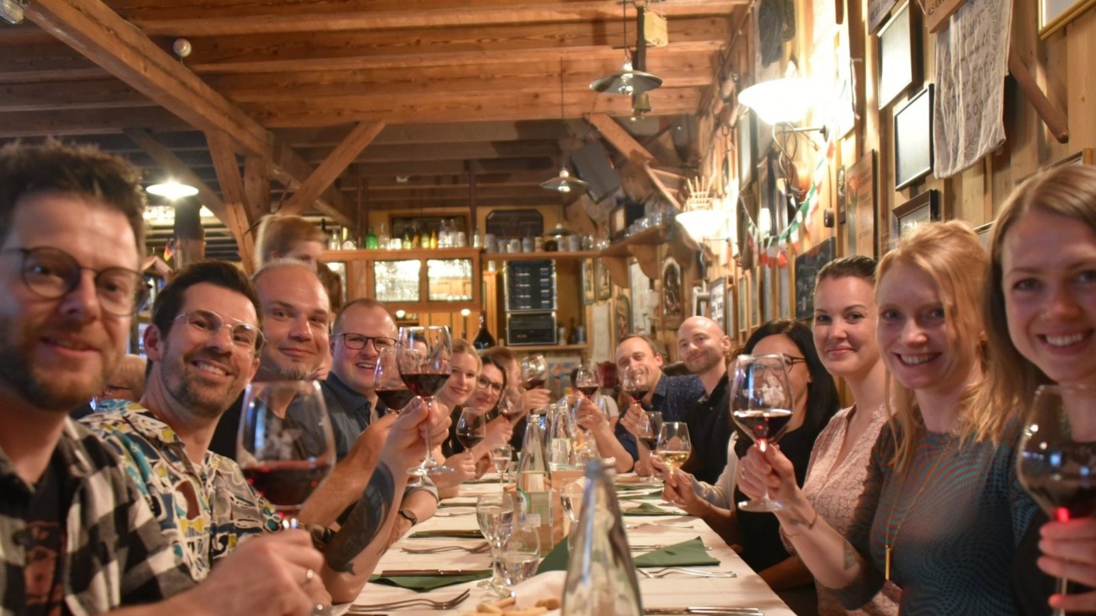 Gute Stimmung: das Canalemenü in Sersheim. Gute Stimmung: das Canalemenü in Sersheim.