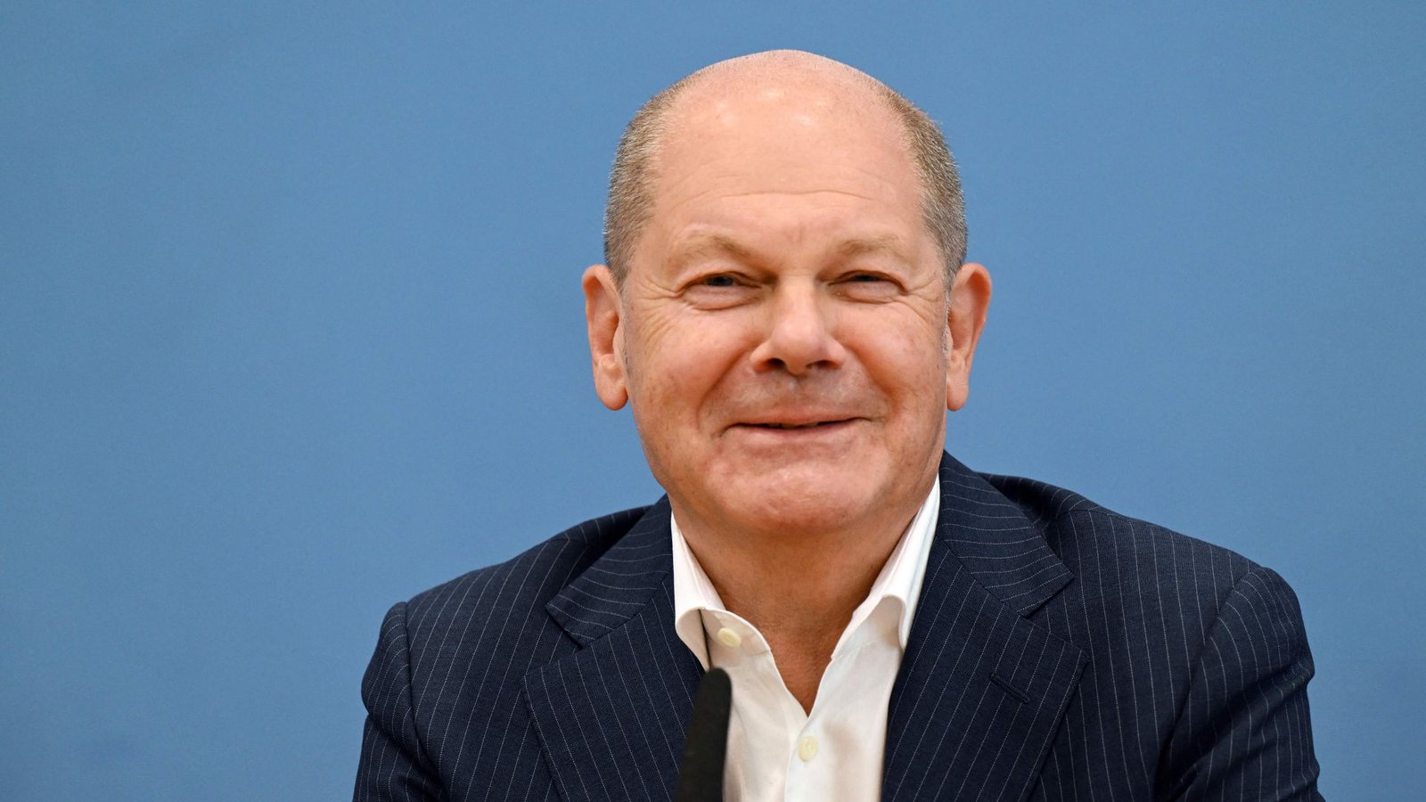 Bundeskanzler Olaf Scholz (SPD) stellt sich den Fragen der Hauptstadtjournalisten.Foto: AFP/RALF HIRSCHBERGER Bundeskanzler Olaf Scholz (SPD) stellt sich den Fragen der Hauptstadtjournalisten.Foto: AFP/RALF HIRSCHBERGER
