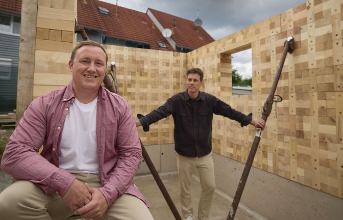 Der Gründer und das Gesicht von Triqbriq: Max Wörner (links) und Lewin Fricke<span class='image-autor'>Foto: Gottfried Stoppel</span>