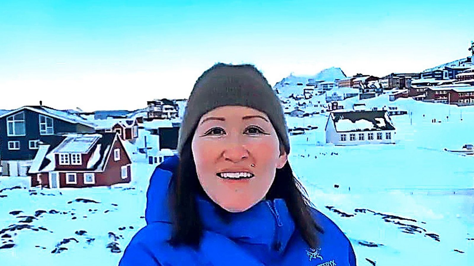 Qupanuk Olsen veröffentlicht Videos, die zeigen sollen, wie Grönland wirklich ist – aus ihrer Perspektive.Foto: YouTube/Q’s Greenland Qupanuk Olsen veröffentlicht Videos, die zeigen sollen, wie Grönland wirklich ist – aus ihrer Perspektive.Foto: YouTube/Q’s Greenland