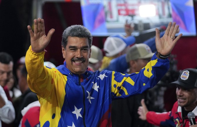 Kein Weihnachtsengel: Venezuelas Staatspräsident Nicholás Maduro.<span class='image-autor'>Foto: Fernando Vergara/AP/Fernando Vergara</span>