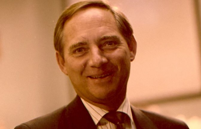 Wolfgang Schäuble 1990.<span class='image-autor'>Foto: Hauptstaatsarchiv Stuttgart/Burghard Hüdig</span>