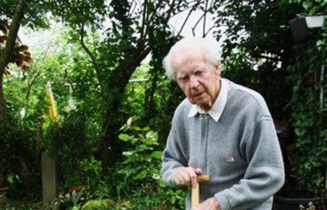Fritz Burkhardt aus Vaihingen wird 90. Foto: Arning