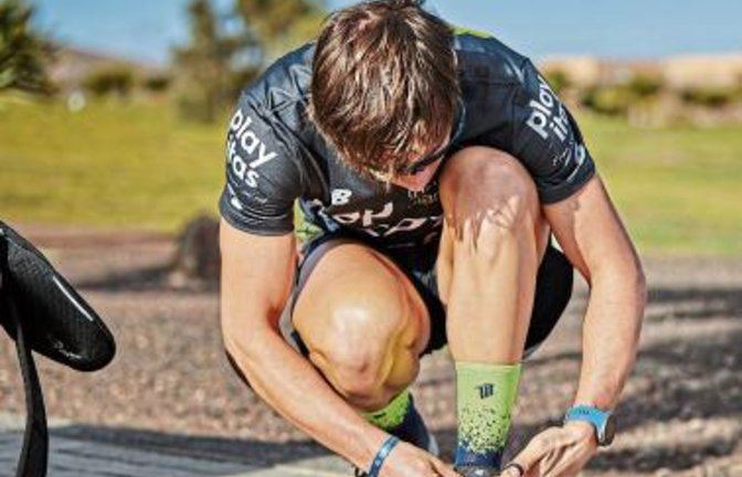 Für Kienle lohnte es sich nicht einmal mehr, die Laufschuhe zu schnüren. Foto: Mitchell