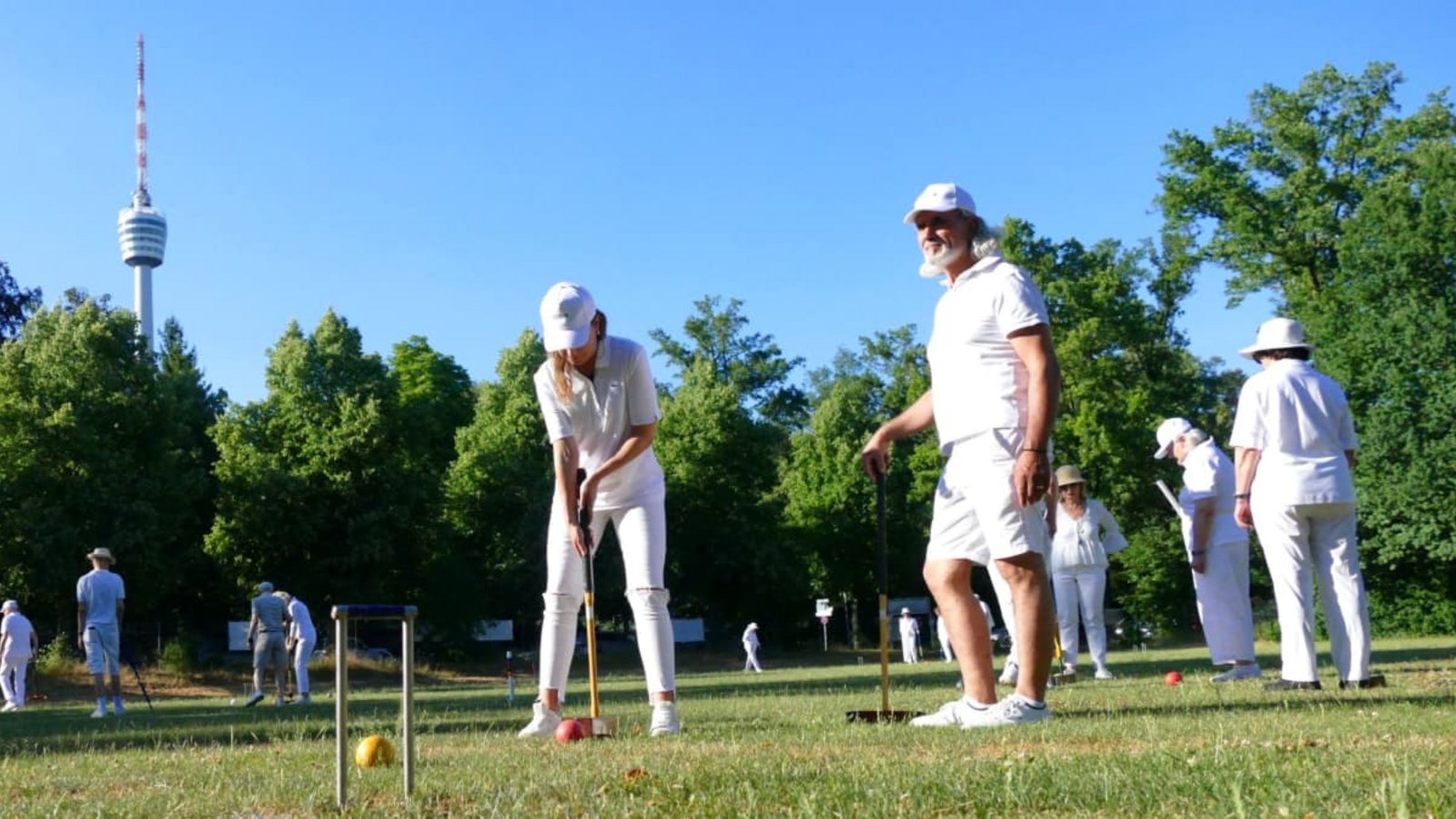 Auf der Waldau wird seit rund drei Jahren vereinsmäßig Croquet gespielt.Torsten Schöll Auf der Waldau wird seit rund drei Jahren vereinsmäßig Croquet gespielt.Torsten Schöll