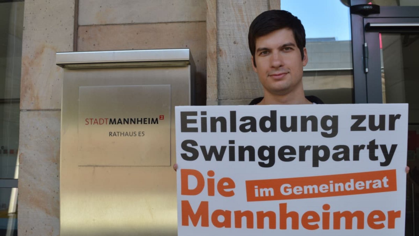 Julien Ferrat will im Rathaus swingen. Das meint er ernst.privat Julien Ferrat will im Rathaus swingen. Das meint er ernst.privat