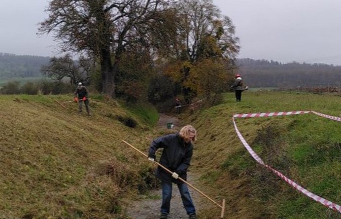 Der BUND möchte die Hänge am Hohlweg in Mühlacker mähen. Dafür werden noch helfende Hände gesucht.  <span class='image-autor'>Foto: BUND/Michael Hudak</span>