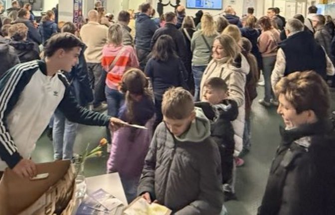 Der Grundschulinformationsnachmittag an der FSR ist gut besucht.  <span class='image-autor'>Fotos: p</span>