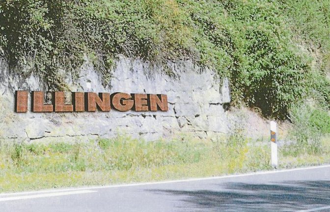 An der Vaihinger Straße sollen die Buchstaben an der Felswand befestigt werden. So könnte es aussehen. Fotos:    Architekturbüro Stahl