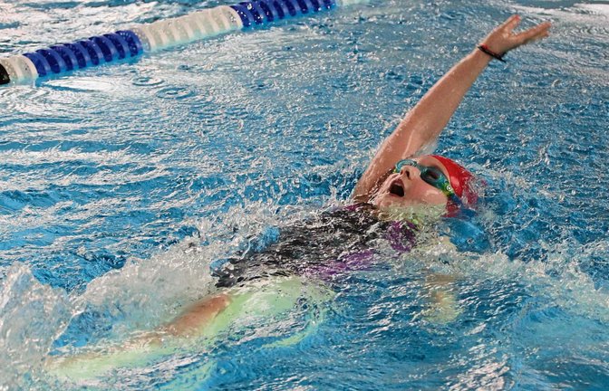 Emmanuela Athanassiadis überzeugte mit starken Steigerungen über 100 Meter Rücken und 100 Meter Freistil. Foto: Archiv/Nachreiner