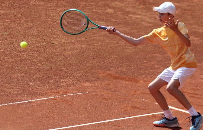 Mit vollem Einsatz haben die Tennis-Talente in Vaihingen um Punkte gekämpft.   <span class='image-autor'>Foto: Dittrich</span>