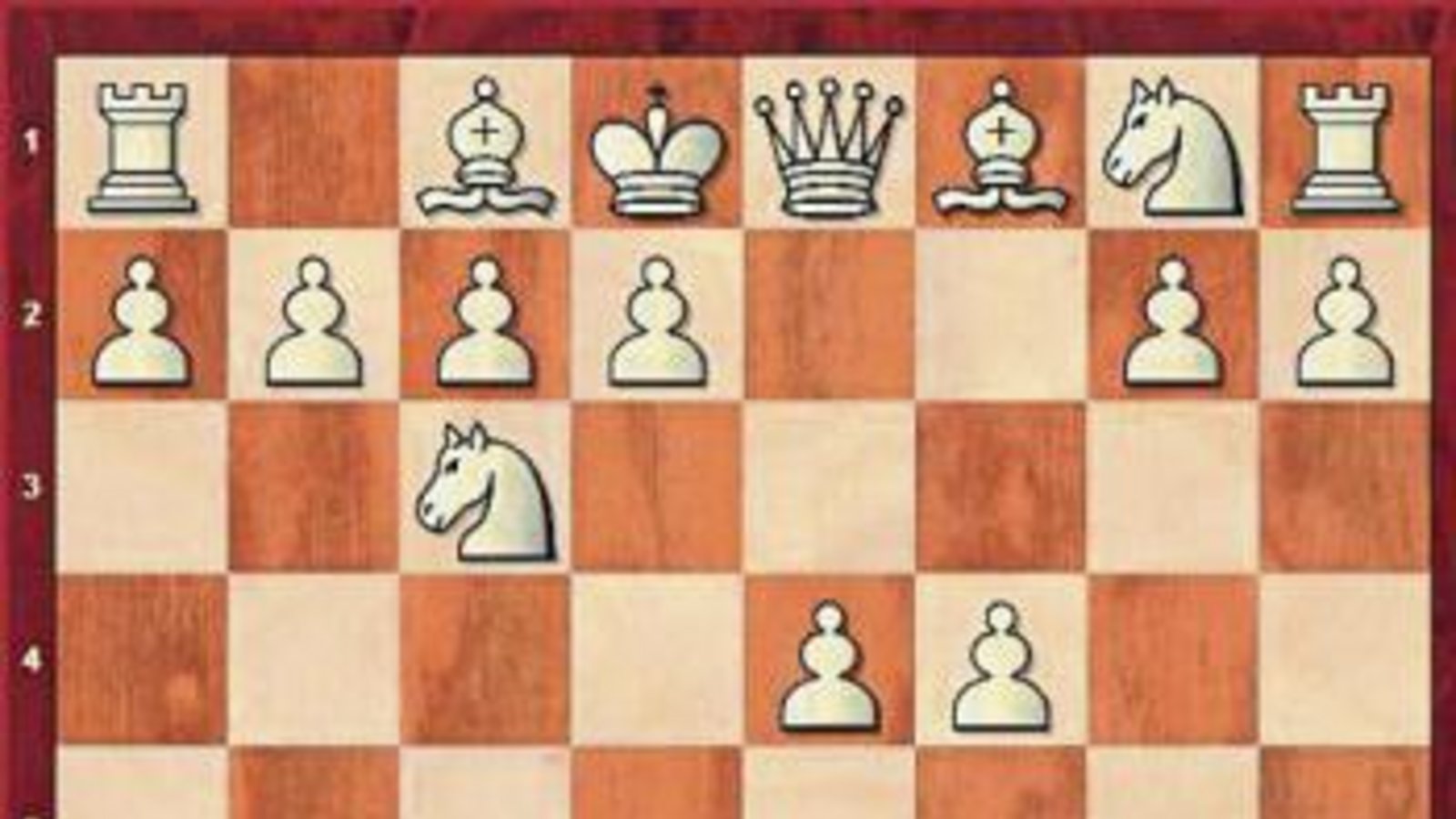 Um die Orientierung zu erleichtern, wird zukünftig das Schachbrett aus Sicht der Leser dargestellt. Um die Orientierung zu erleichtern, wird zukünftig das Schachbrett aus Sicht der Leser dargestellt.