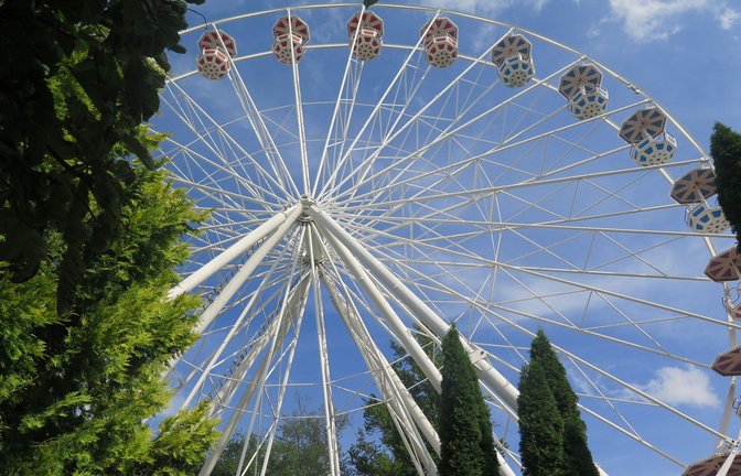 Das Riesenrad ist eine Attraktion im Traumland.<span class='image-autor'>Foto: Nadia /
Köhler</span>