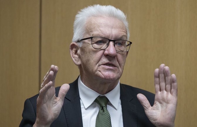 Ministerpräsident Winfried Kretschmann (Grüne) im Gespräch mit unserer Zeitung.<span class='image-autor'>Foto: Lichtgut//Leif Piechowski</span>