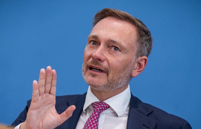 Bundesfinanzminister Lindner äußerte sich am Freitag zur Kindergrundsicherung. (Archivbild)<span class='image-autor'>Foto: dpa/Michael Kappeler</span>