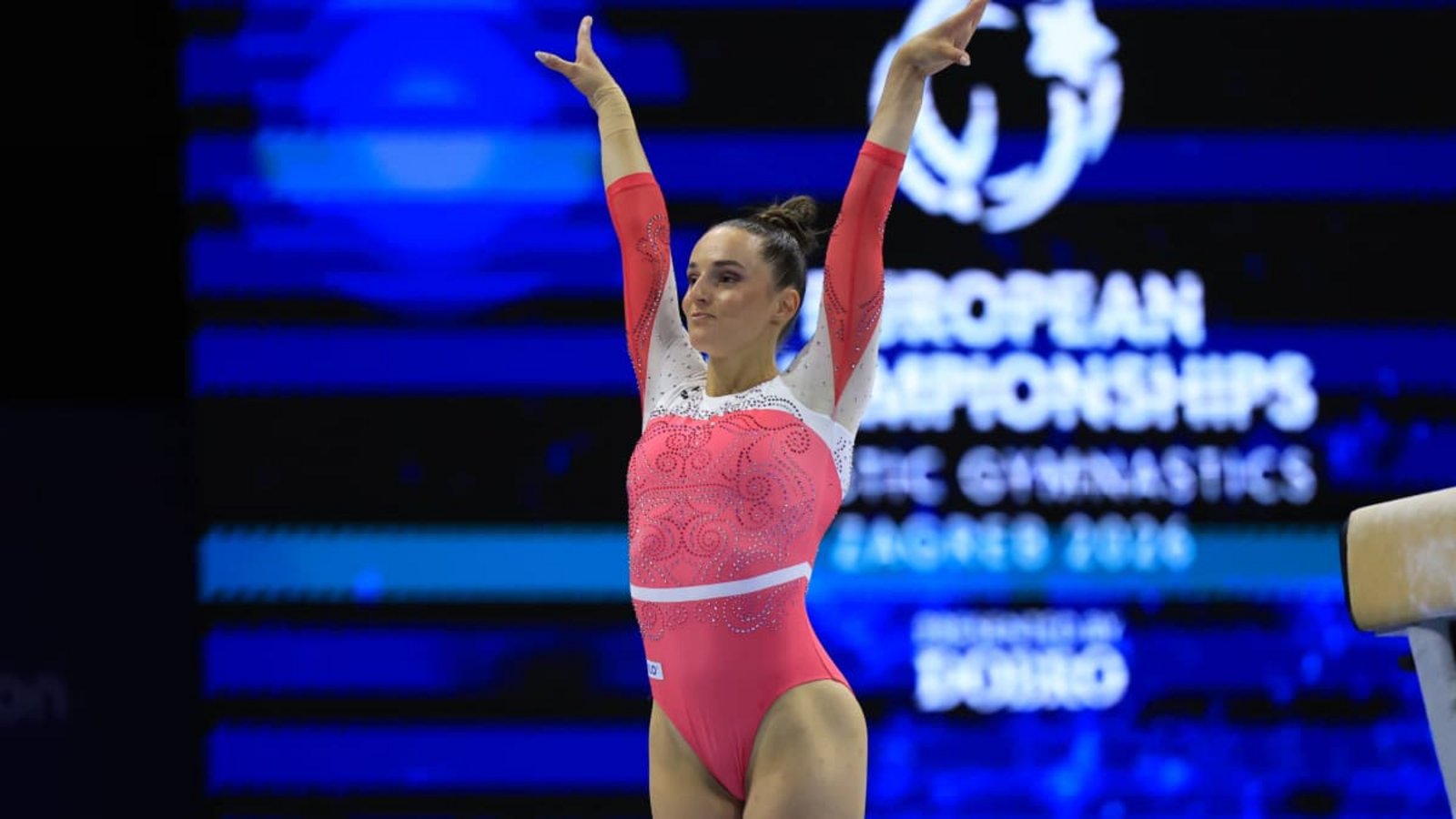 Pauline Schäfer hat nach ihrem 4. Platz im Balkenfinale bei der EM gute Chancen auf einen Platz im WM-Team.IMAGO/Grubisic Pauline Schäfer hat nach ihrem 4. Platz im Balkenfinale bei der EM gute Chancen auf einen Platz im WM-Team.IMAGO/Grubisic