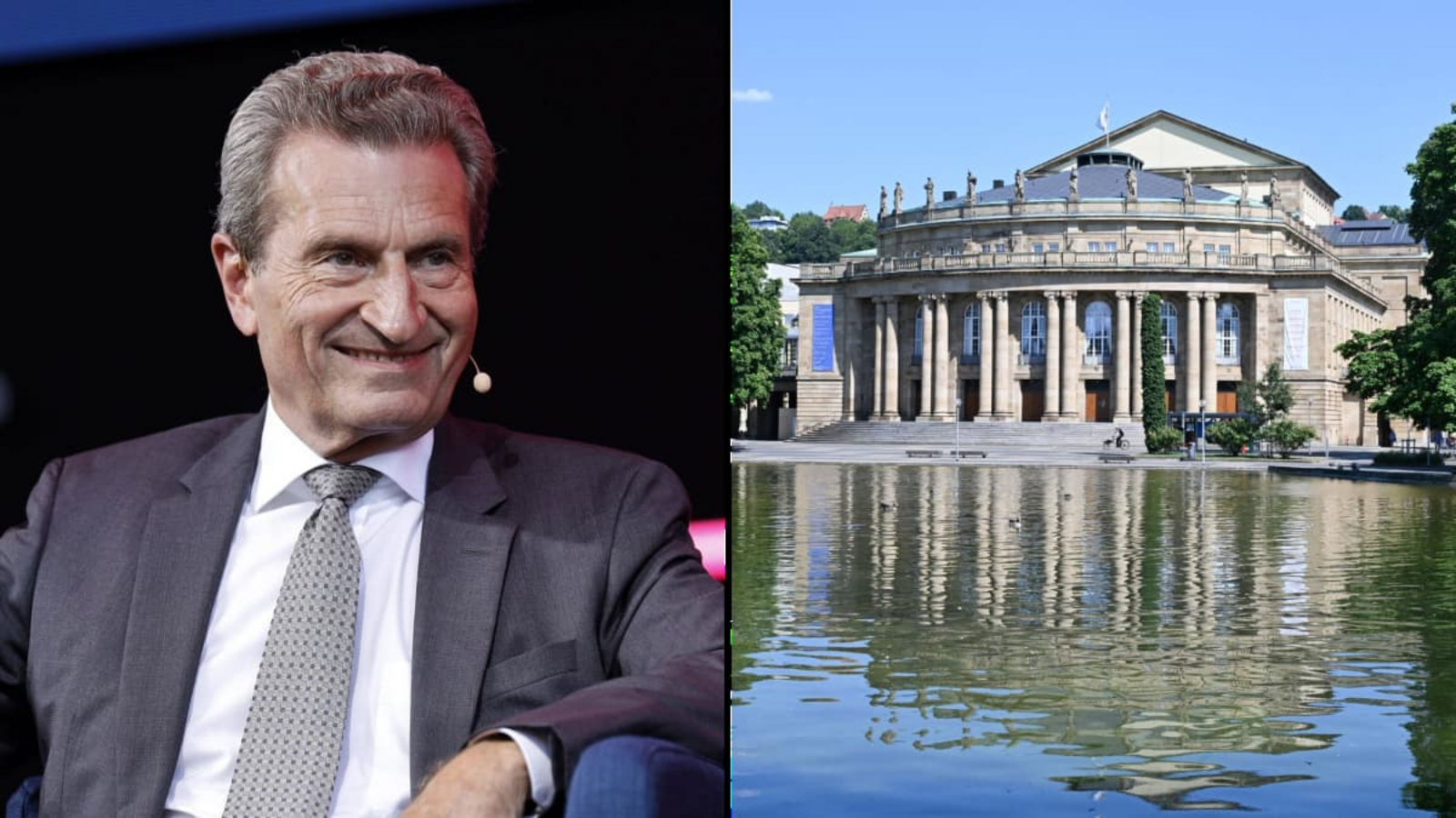 Ex-Ministerpräsident Günther Oettinger soll im Streit um die Sanierung der Stuttgarter Oper die Expertenkommission leiten.imago images / Bernd Weißbrod/dpa Ex-Ministerpräsident Günther Oettinger soll im Streit um die Sanierung der Stuttgarter Oper die Expertenkommission leiten.imago images / Bernd Weißbrod/dpa