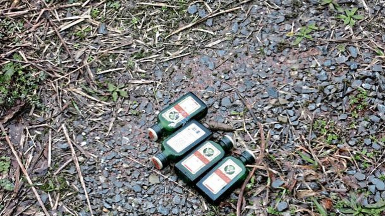 Das „Flaschenlager“ ist zwar schön aufgeräumt, hat aber sicherlich auf dem Wanderweg oberhalb von Ensingen Richtung Gündelbach nichts zu suchen. Foto: Hilgers Das „Flaschenlager“ ist zwar schön aufgeräumt, hat aber sicherlich auf dem Wanderweg oberhalb von Ensingen Richtung Gündelbach nichts zu suchen. Foto: Hilgers
