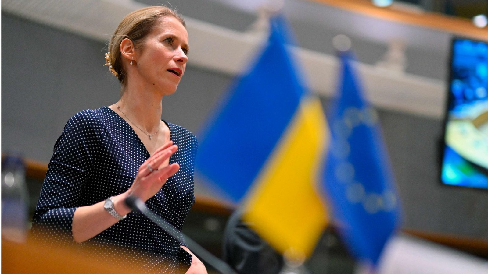 Die EU-Außenbeauftragte Kaja Kallas wirbt immer wieder für mehr Unterstützung für die Ukraine. Doch nicht immer stößt sie damit auf offene Ohren.Foto: AFP/NICOLAS TUCAT