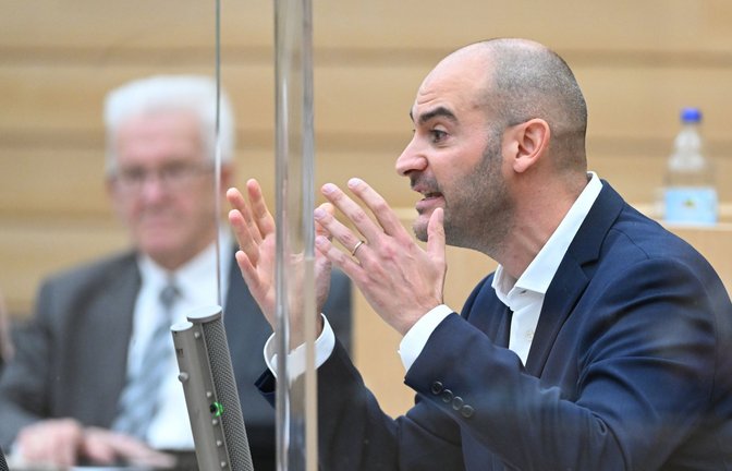 Finanzminister Bayaz will die Koalition auf einen Kurs der Prioritätensetzung einschwören.<span class='image-autor'>Foto: dpa/Bernd Weißbrod</span>
