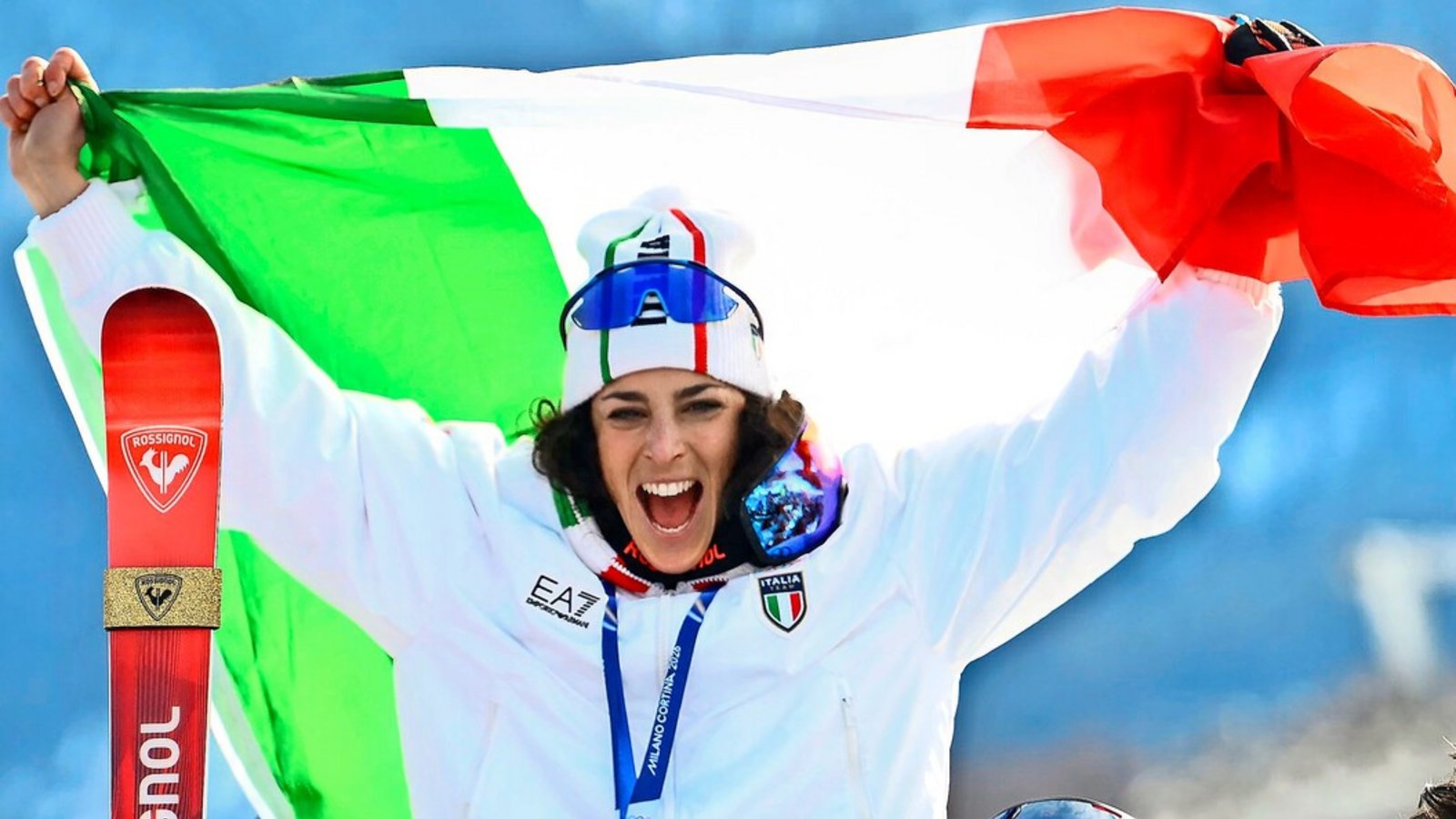 Hoch soll sie leben! Federica Brignone gewinntFoto: AFP