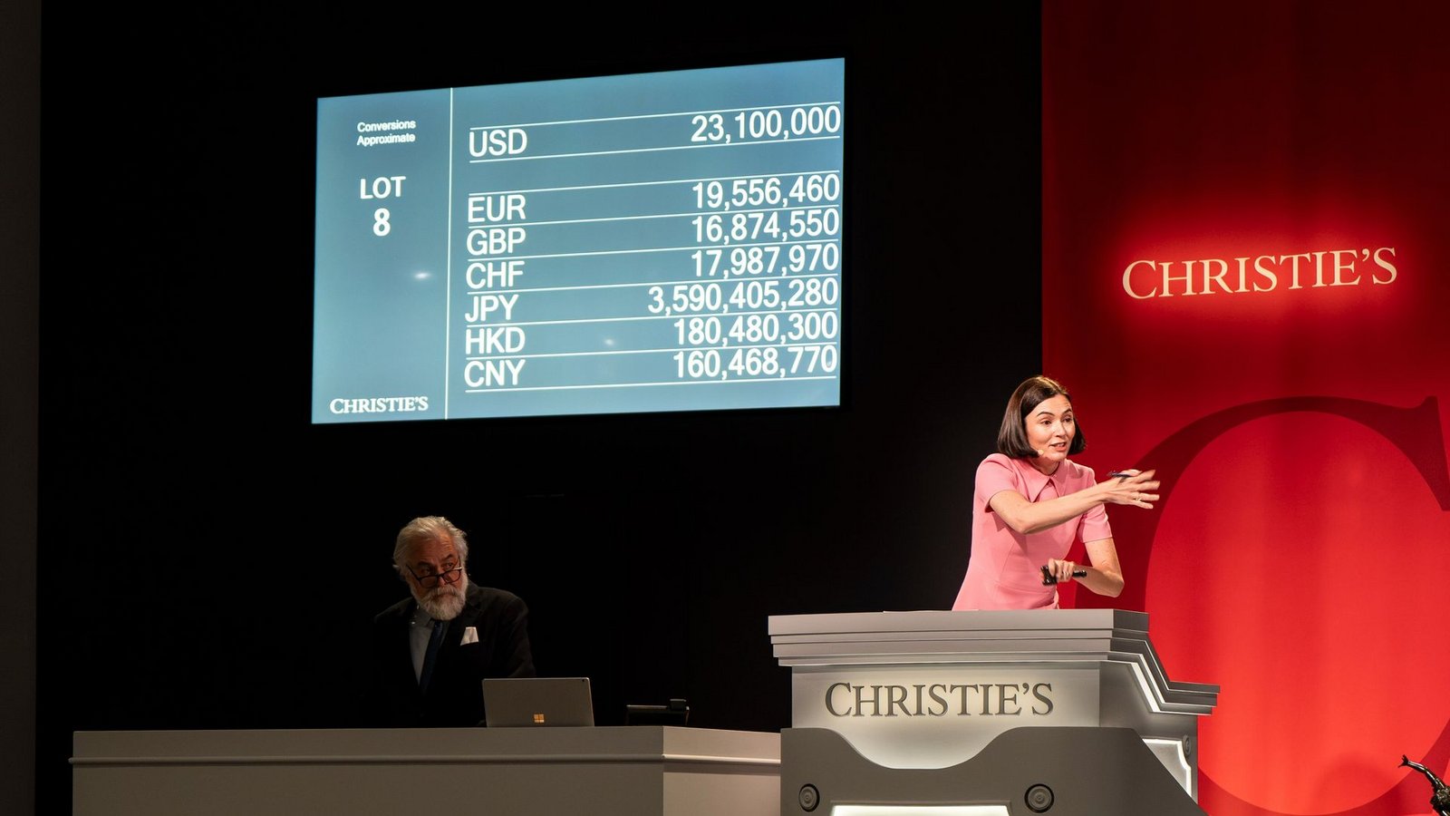 Das Bietergefecht dauerte rund 45 Minuten. (Handout)Foto: -/CHRISTIE’S IMAGES LTD. 2025/dpa