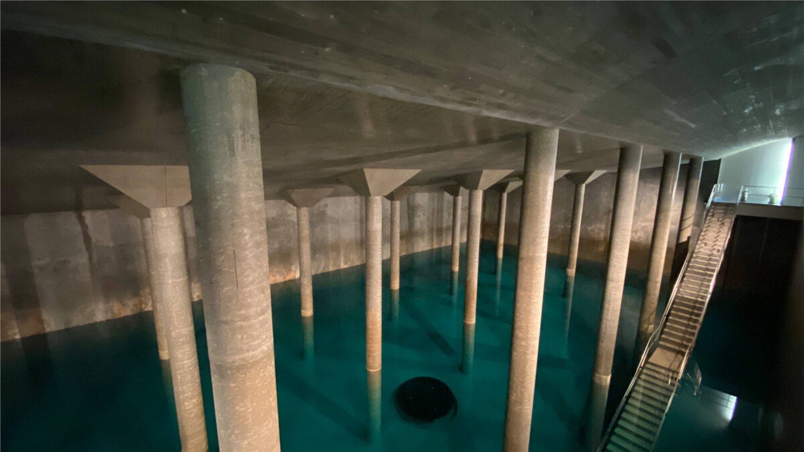 Der Hochwasserbehälter Hasenberg ist der größte der 41 Speicher in Stuttgart und fasst rund 25 Millionen Liter.Foto: IMAGO/Wilhelm Mierendorf/IMAGO Der Hochwasserbehälter Hasenberg ist der größte der 41 Speicher in Stuttgart und fasst rund 25 Millionen Liter.Foto: IMAGO/Wilhelm Mierendorf/IMAGO
