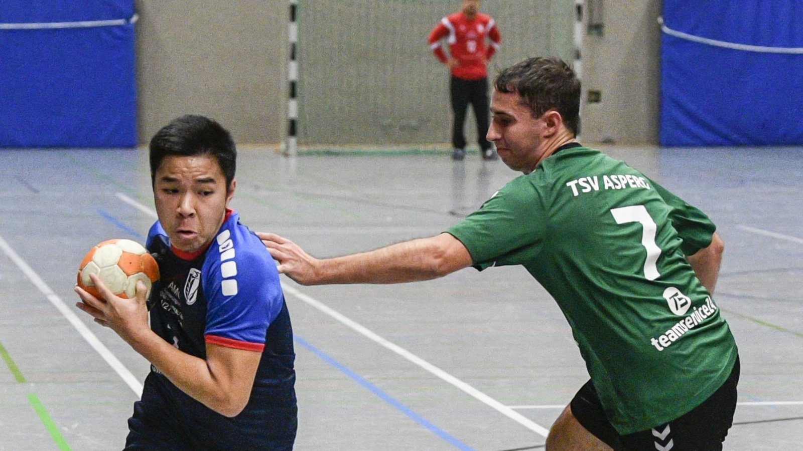 Der TSV Oberriexingen verliert mit Minh-Huan Hoang das Heimspiel gegen die HSG Freiberg/Benningen/Hoheneck nach einer deutlichen Pausenführung. Foto: Archiv/Leitner