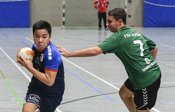 Der TSV Oberriexingen verliert mit Minh-Huan Hoang das Heimspiel gegen die HSG Freiberg/Benningen/Hoheneck nach einer deutlichen Pausenführung. <span class='image-autor'>Foto: Archiv/Leitner</span>