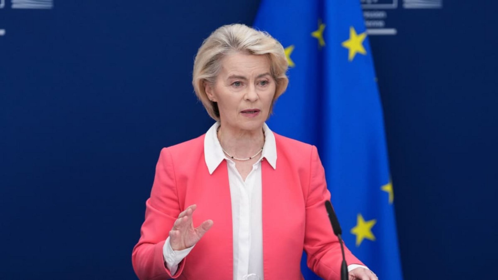 Ursula von der Leyen, Präsidentin der Europäischen Kommission (EU).Marius Burgelman/AP/dpa Ursula von der Leyen, Präsidentin der Europäischen Kommission (EU).Marius Burgelman/AP/dpa