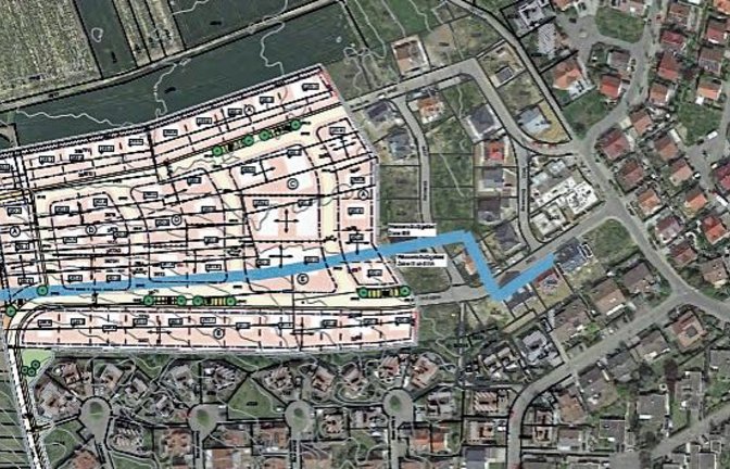 Das Baugebiet „Schrannenäcker West“ wird als Abrundung von Oberrieixngen gesehen.