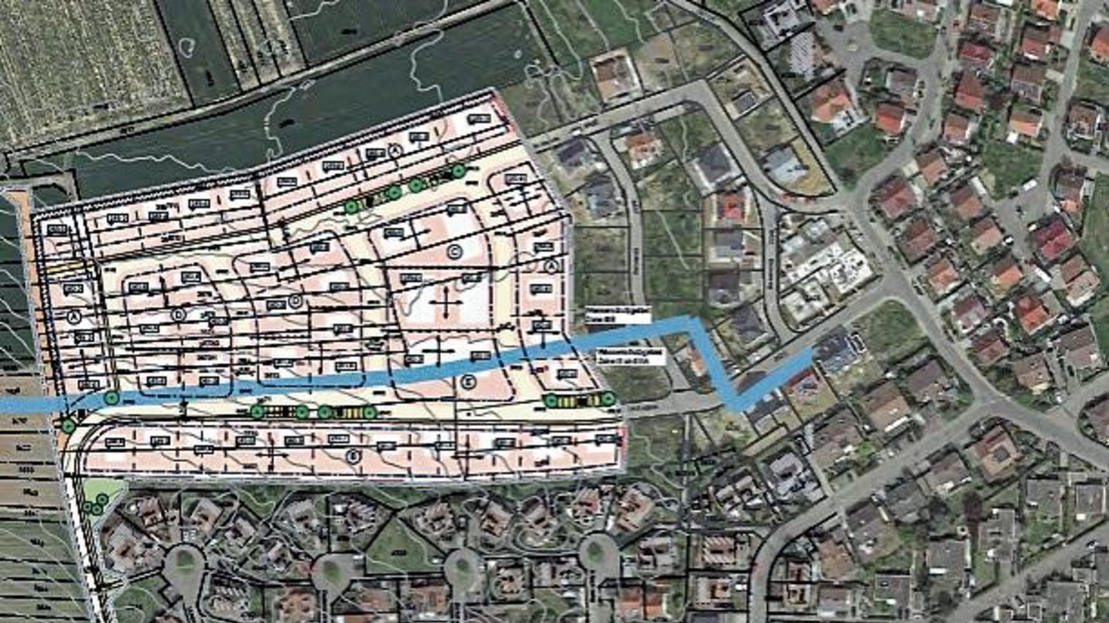 Das Baugebiet „Schrannenäcker West“ wird als Abrundung von Oberrieixngen gesehen. Das Baugebiet „Schrannenäcker West“ wird als Abrundung von Oberrieixngen gesehen.
