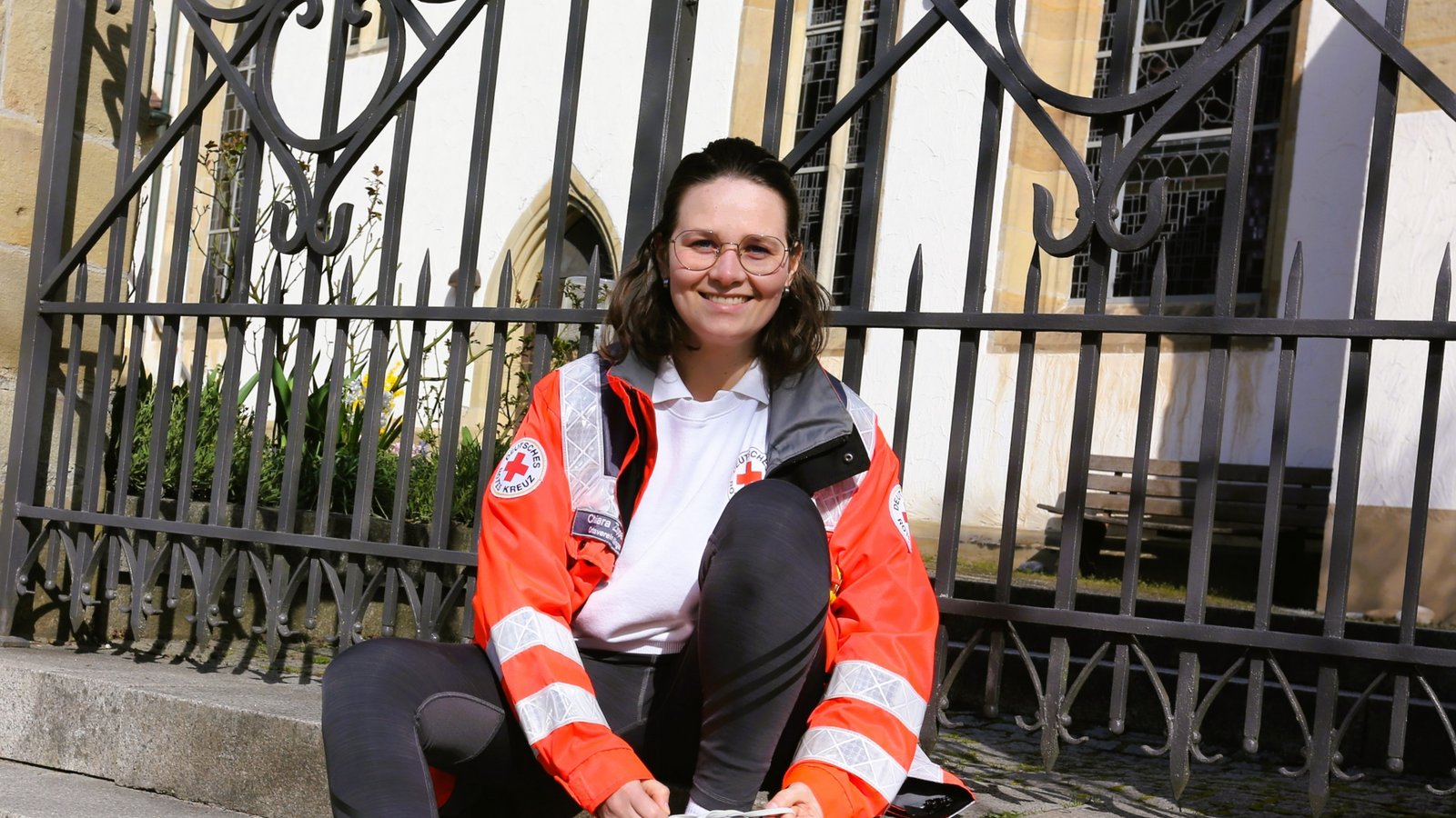 Bereitschaftsleiterin und Organisatorin Chiara Zipperle schnürt wieder die Laufschuhe. Foto: Küppers