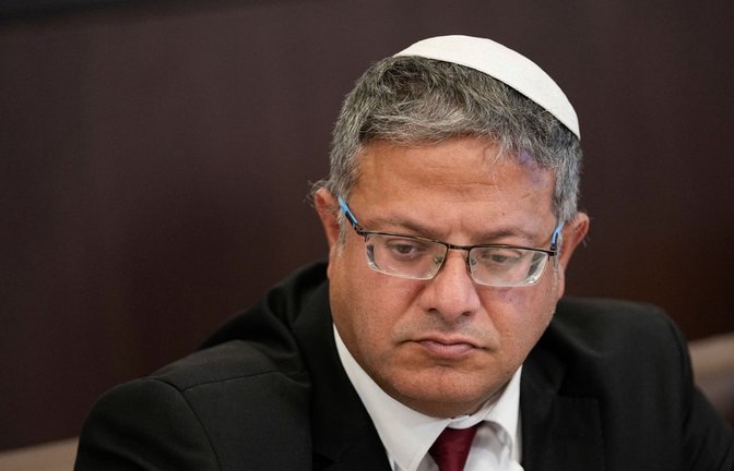 Der israelische Polizeiminister Itamar Ben-Gvir. (Archivbild)<span class='image-autor'>Ohad Zwigenberg/AP Pool/dpa</span>