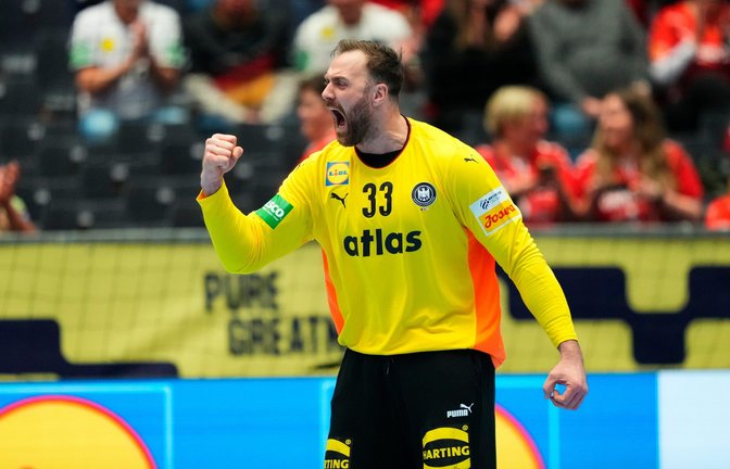 Die Handball-Europameisterschaft der Männer 2026 läuft. Doch wo werden die EM-Spiele im TV und Livestream übertragen?<span class='image-autor'>Foto: picture alliance/dpa/Ritzau Scanpix Foto/AP | Sebastian Elias Uth</span>
