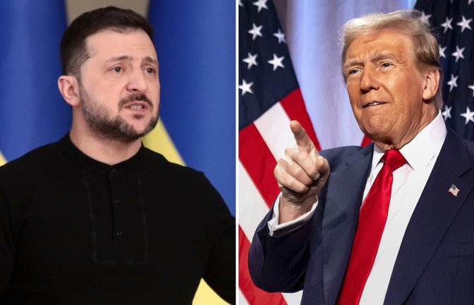 Wolodymyr Selenskyj (links) und Donald Trump<span class='image-autor'>Foto: dpa/Alex Brandon und Volodymyr Tarasov/Ukrinform/dpa</span>