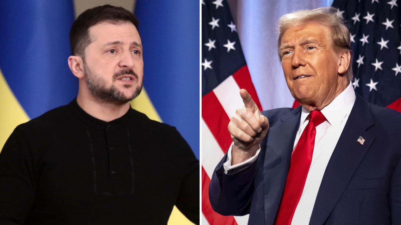 Wolodymyr Selenskyj (links) und Donald TrumpFoto: dpa/Alex Brandon und Volodymyr Tarasov/Ukrinform/dpa Wolodymyr Selenskyj (links) und Donald TrumpFoto: dpa/Alex Brandon und Volodymyr Tarasov/Ukrinform/dpa