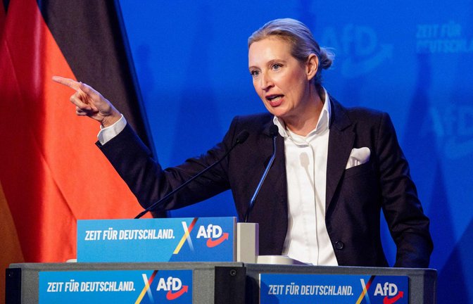 Bei ihren Auftritten lässt sich Alice Weidel feiern wie ein Popstar.<span class='image-autor'>Foto: AFP</span>