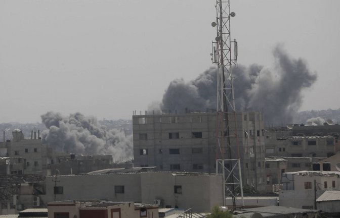 Die israelische Armee führt einen Militäreinsatz in der Stadt Gaza aus.<span class='image-autor'>Foto: IMAGO/Anadolu Agency/IMAGO/Abdallah F.s. Alattar</span>