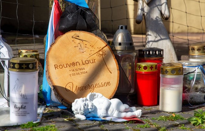 Gedenken an den im Einsatz getöteten Polizisten Rouven Laur in Mannheim.<span class='image-autor'>Foto: imago/Herrmann Agenturfotografie</span>